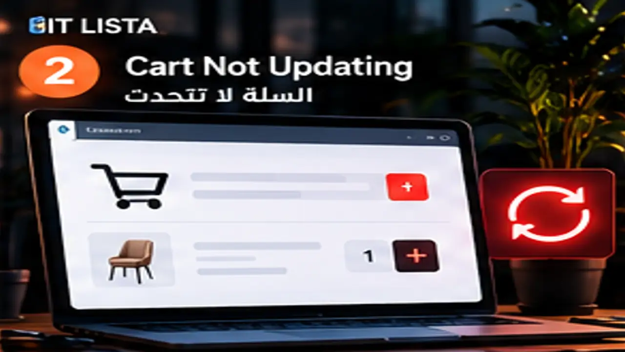 ecommerce cart not updating - IT LISTA