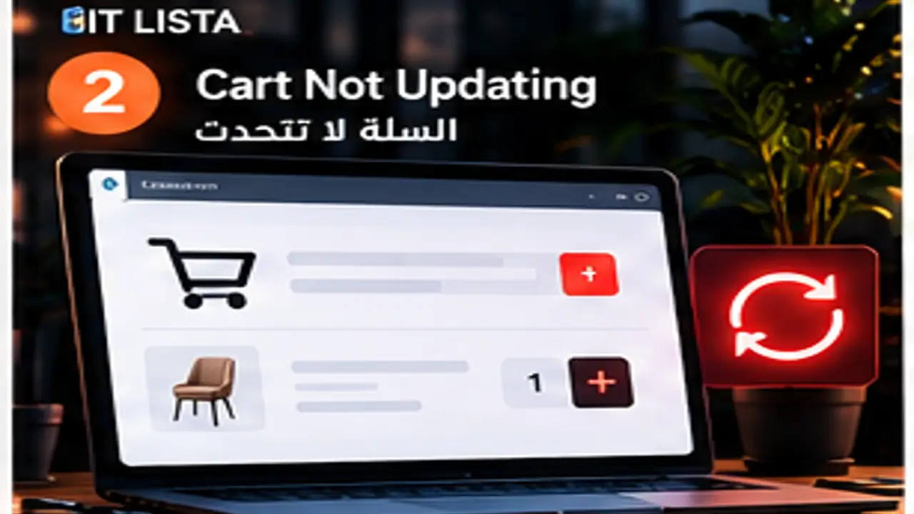 ecommerce cart not updating - IT LISTA