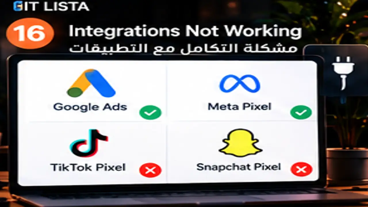 تكاملات المتجر لا تعمل - IT LISTA