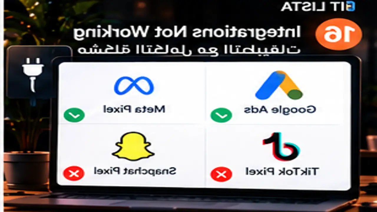 تكاملات المتجر لا تعمل - IT LISTA