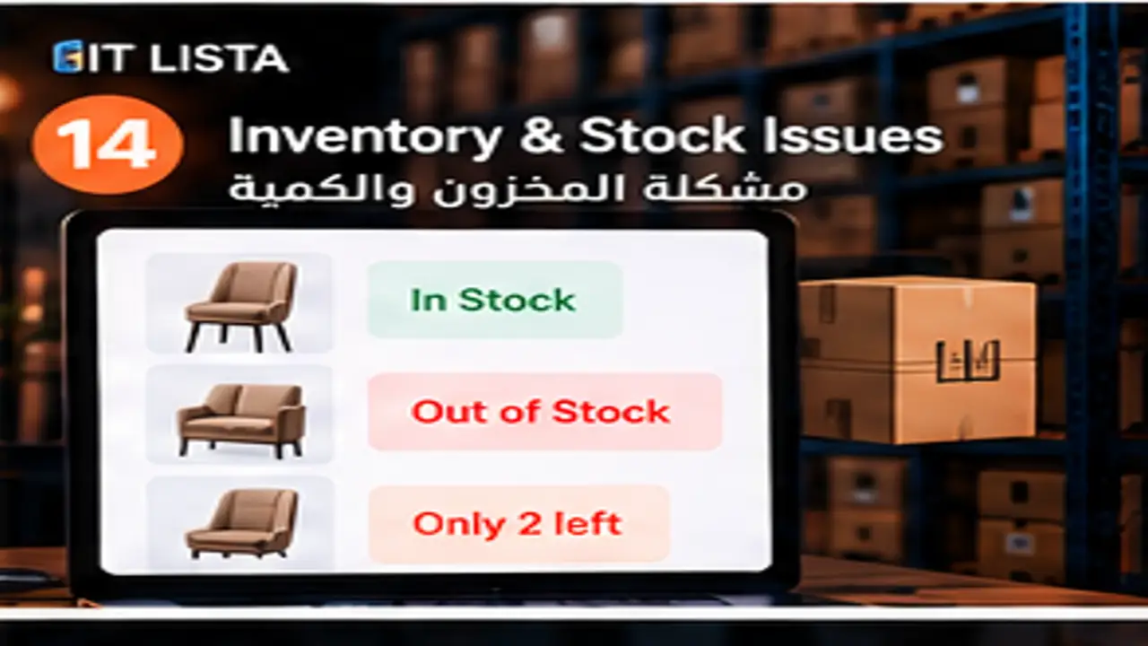 مشكلة المخزون في المتجر - IT LISTA