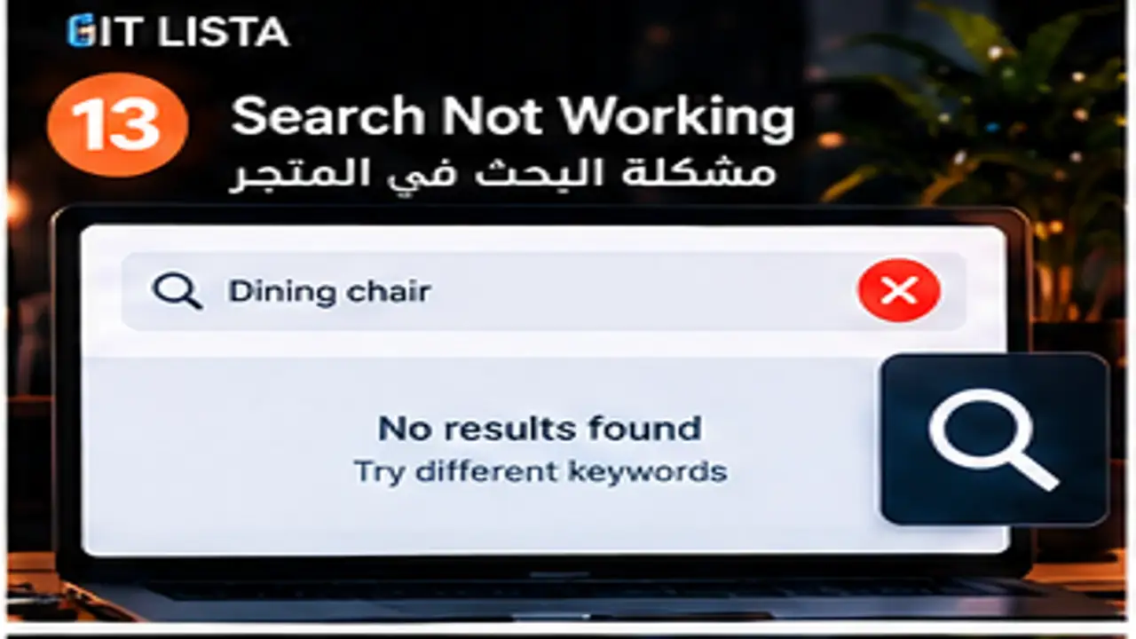 بحث المتجر لا يعمل - IT LISTA