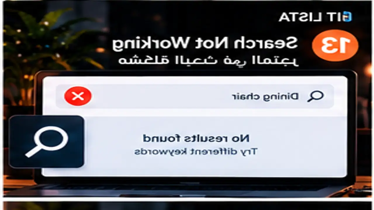 ecommerce search not working - IT LISTA