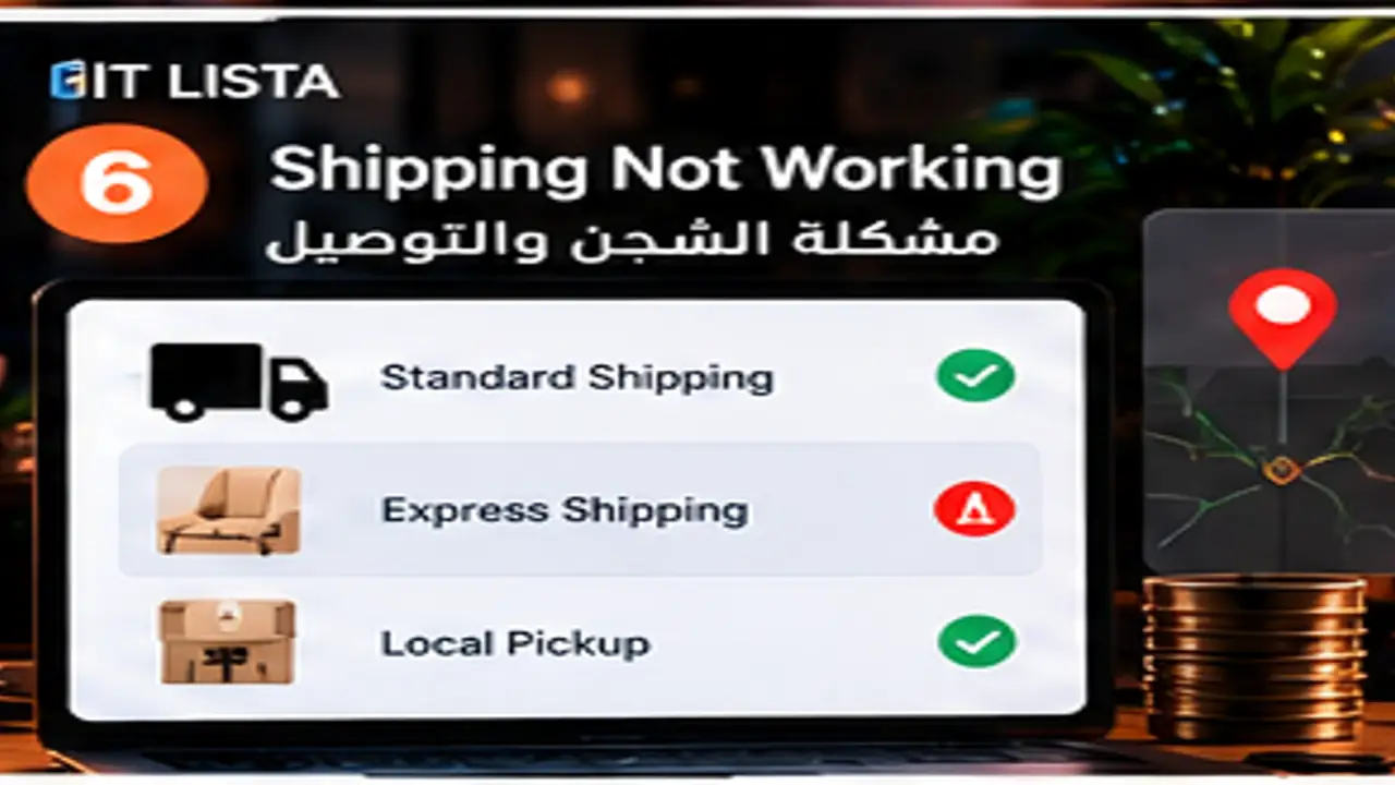 الشحن لا يعمل في المتجر - IT LISTA