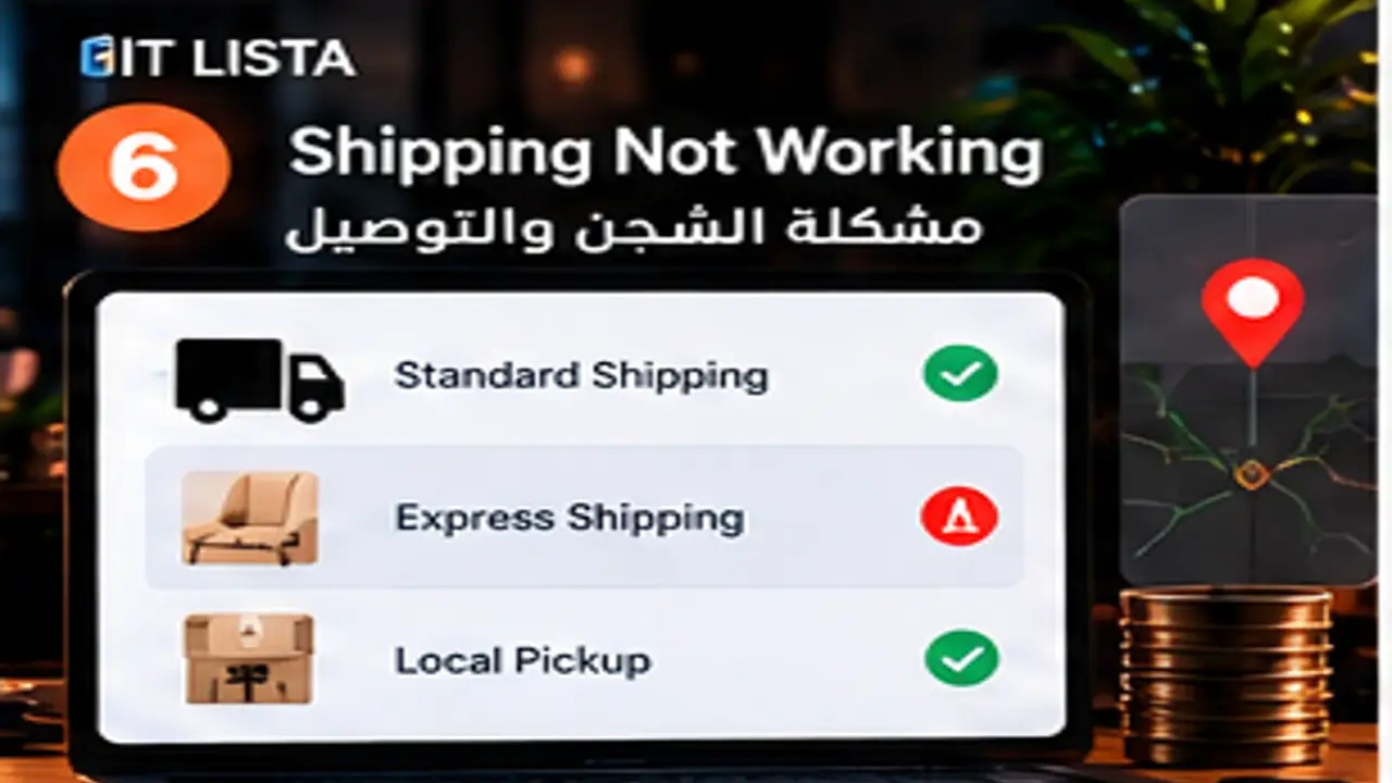 ecommerce shipping not working - IT LISTA