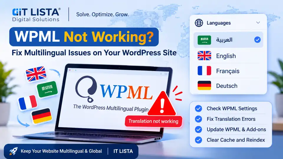 WPML multilingual WordPress problems - IT LISTA
