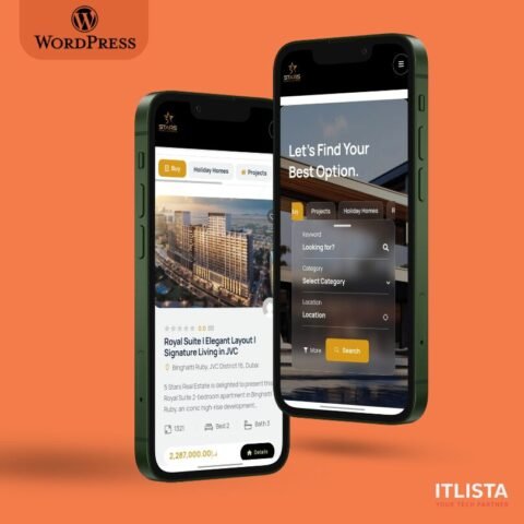 WordPress templates for a real estate website