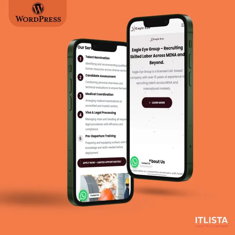 موقع ووردبريس – متخصص في إلحاق وتوظيف العمالة