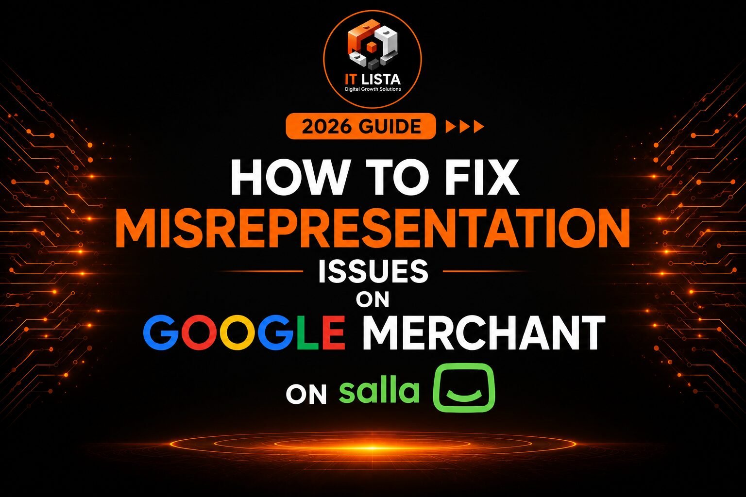 How to Fix Google Merchant Misrepresentation on Salla How to fix Google Merchant misrepresentation issues on Salla platform