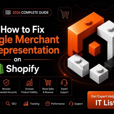 How to fix Google Merchant Center misrepresentation issues on Shopify with IT Lista complete guide