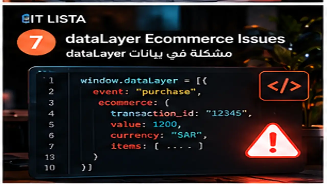 مشاكل Data Layer Ecommerce - IT LISTA