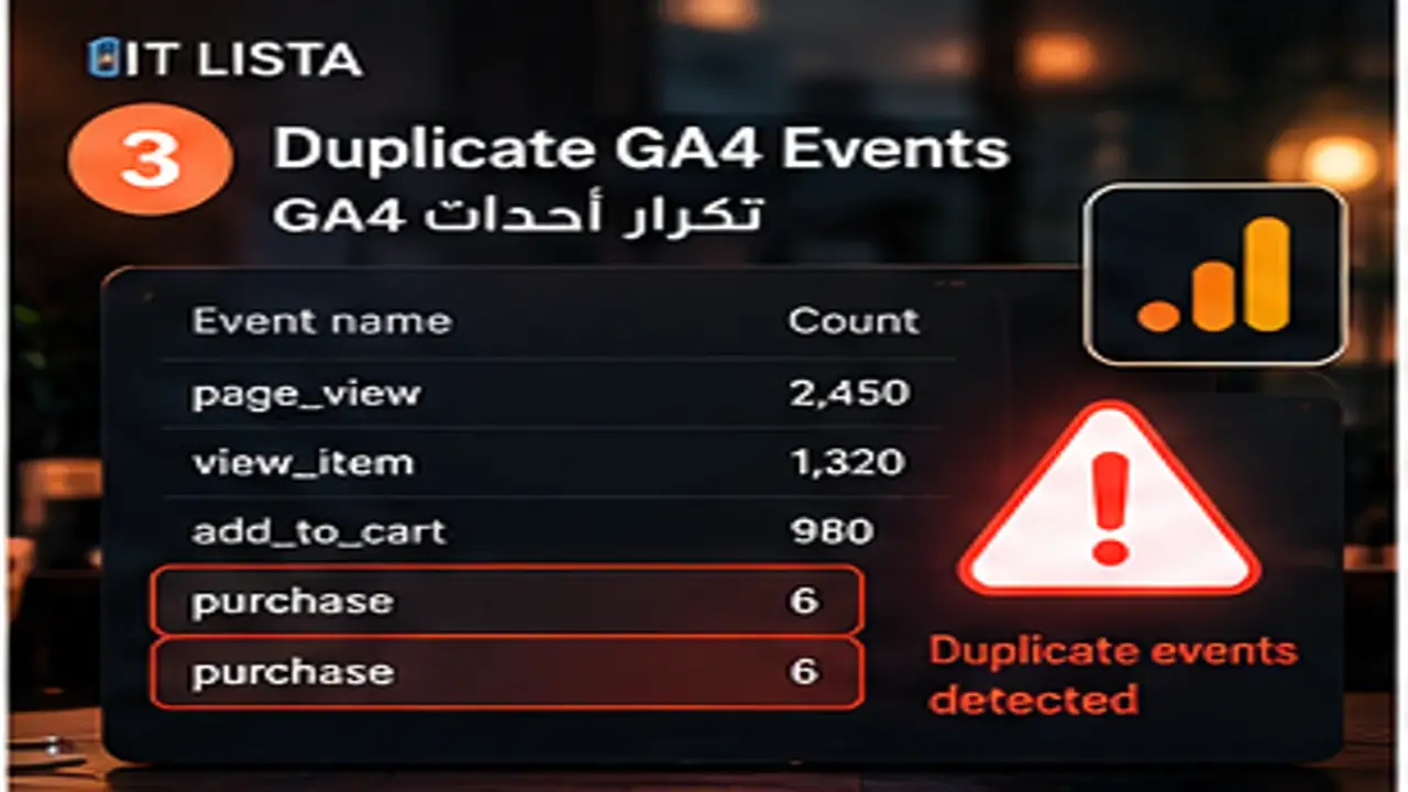 تكرار أحداث GA4 - IT LISTA
