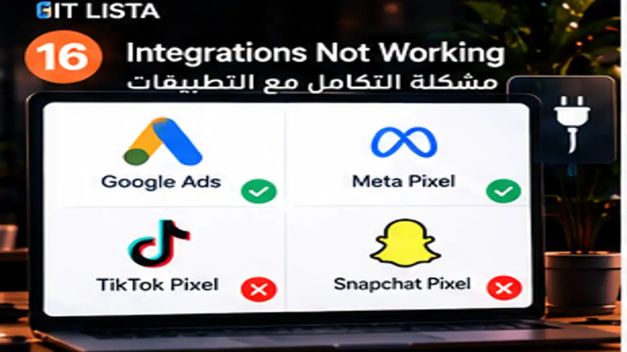 تكاملات المتجر لا تعمل - IT LISTA