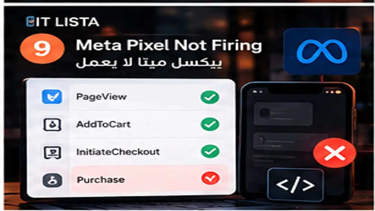 Meta Pixel لا يعمل - IT LISTA