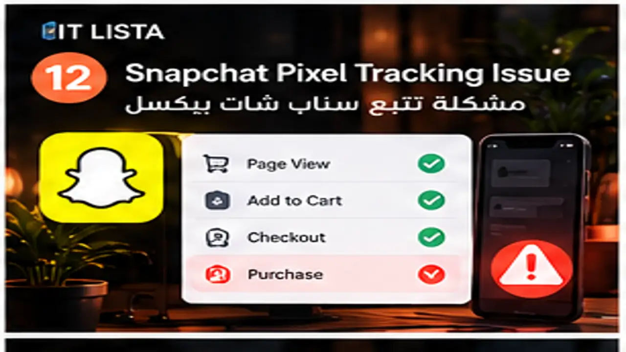 Snapchat Pixel لا يعمل - IT LISTA